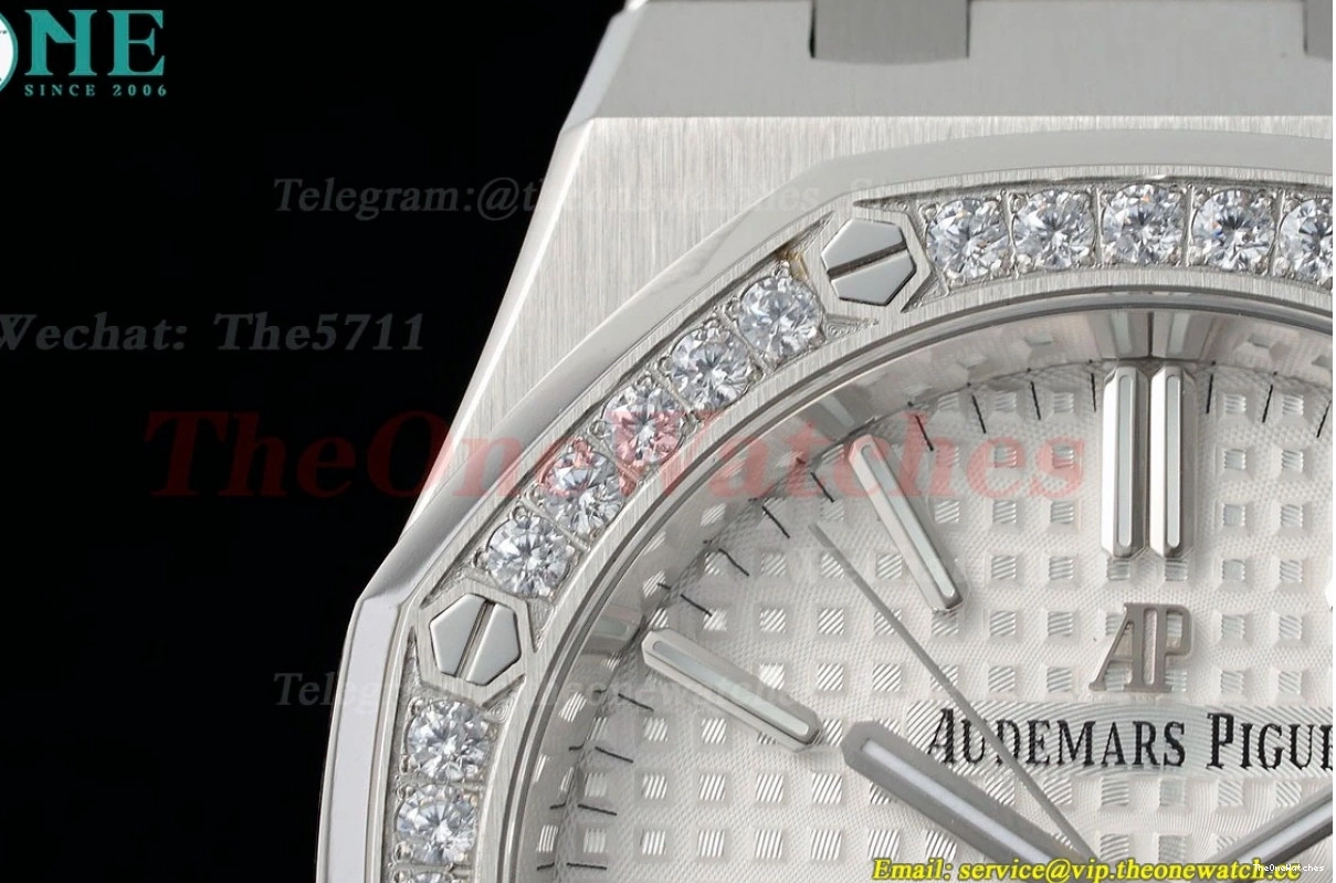 Royal IPF 37mm Super Dia Dial SS SS Clone SA3120 Oak White 15451 0122